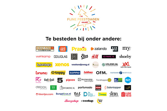 DE Cadeaukaart Fijne Feestdagen